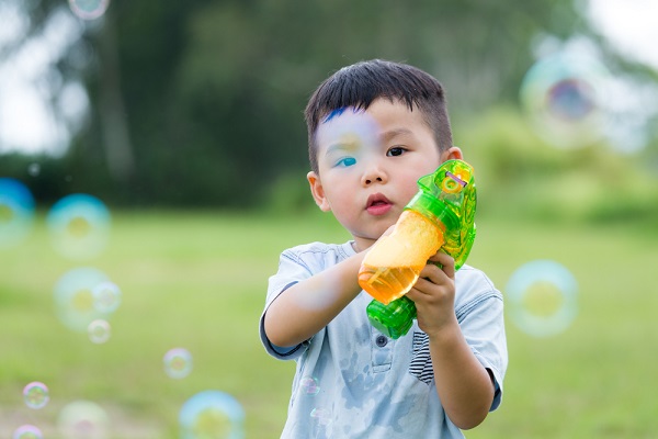 7月の1歳児の写真