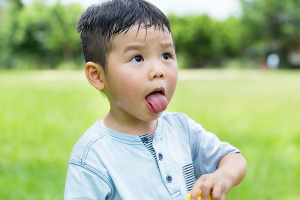 7月の2歳児の写真