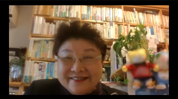 オンライン取材の様子