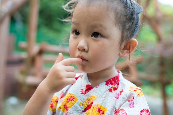 8月の4歳児の写真