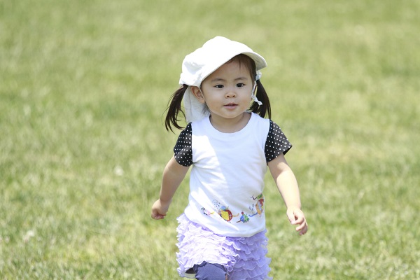 9月の2歳児の写真