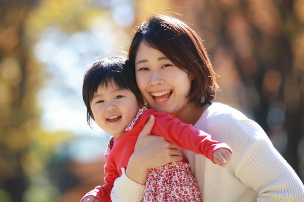 10月の1歳児の写真