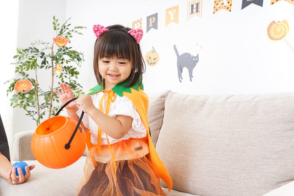 10月の1歳児の写真