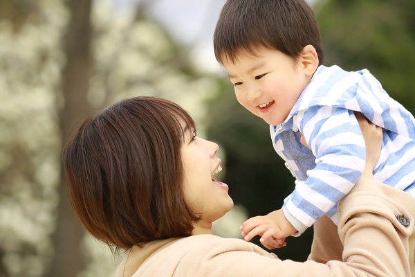 10月の0歳児の写真