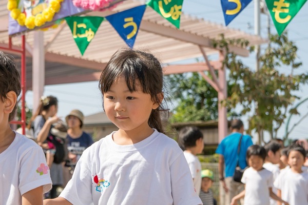 10月の4歳児の写真