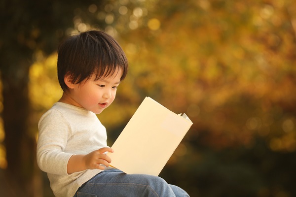 11月の2歳児の写真