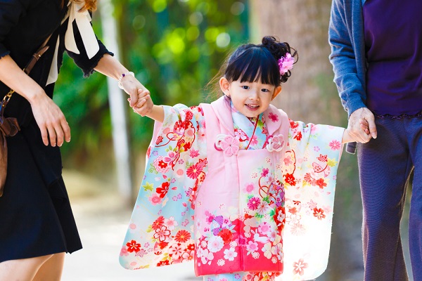 11月の3歳児の写真