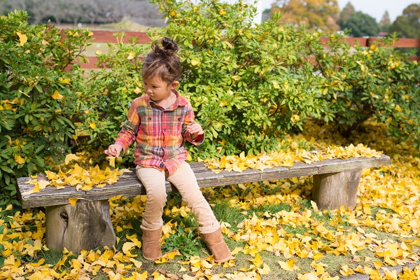 11月の4歳児の写真