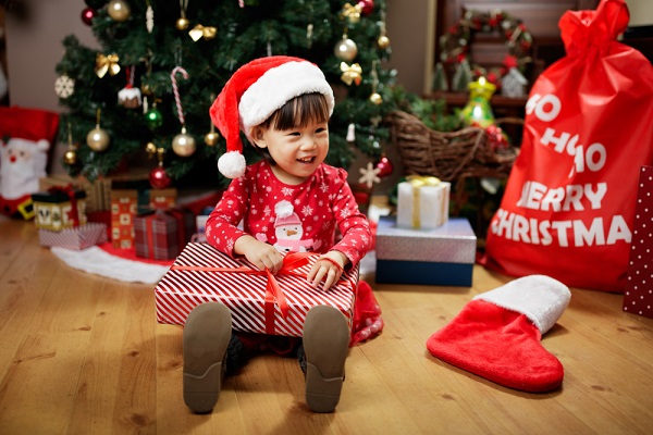 12月の2歳児の写真