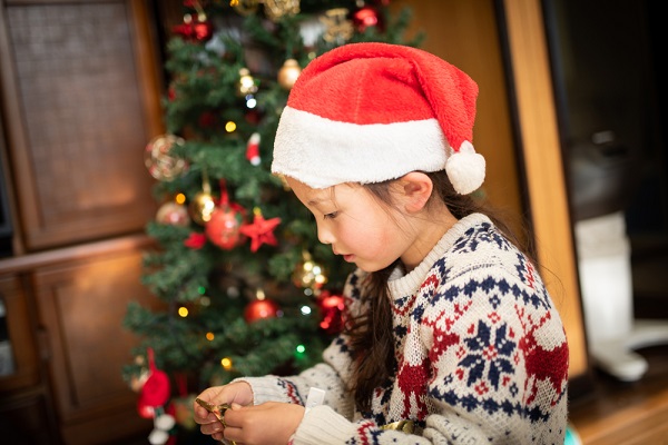 12月の4歳児の写真