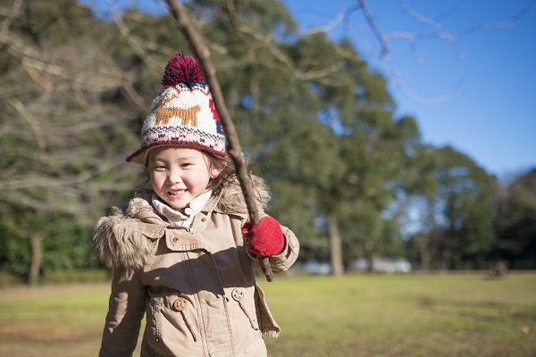 1月の4歳児の写真