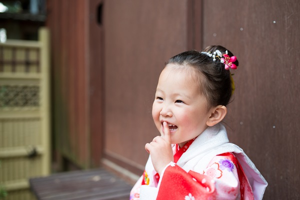 1月の3歳児の写真