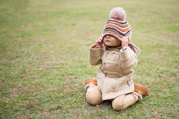 1月の3歳児の写真