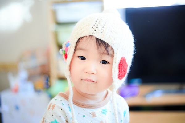 2月の2歳児の写真