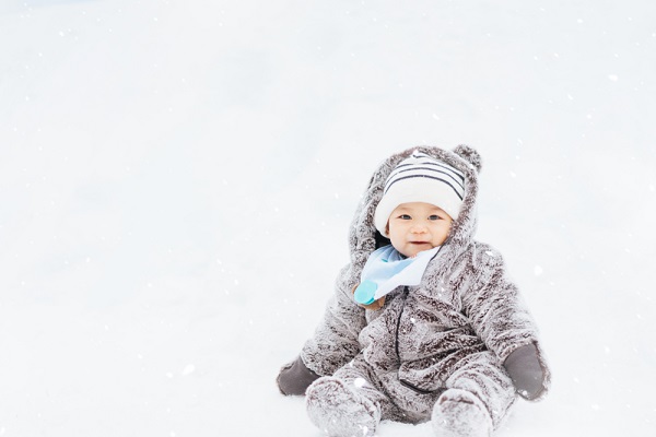 2月の2歳児の写真