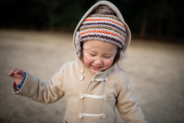 2月の3歳児の写真