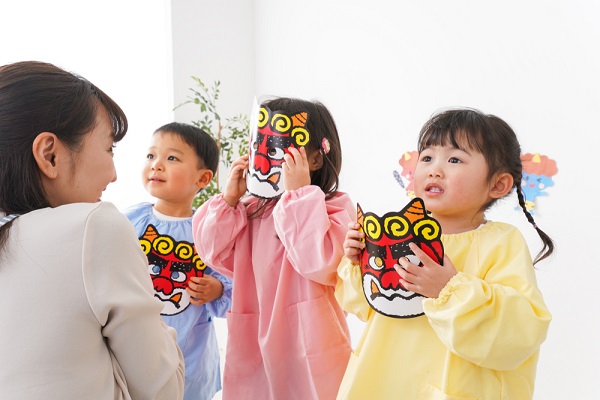 2月の2歳児の写真