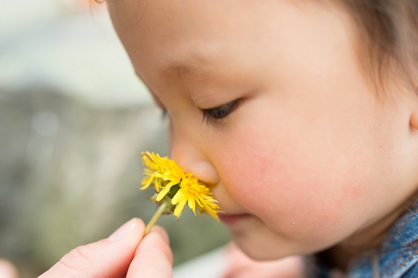 3月の1歳児の写真