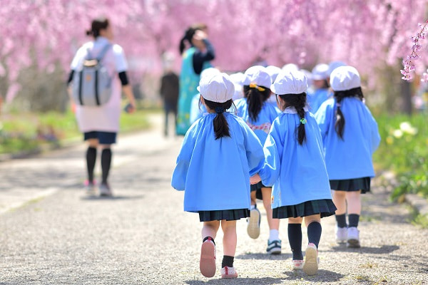 幼稚園実習の様子