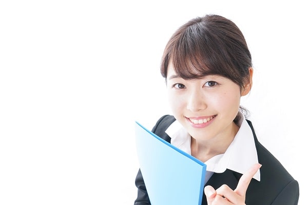 笑顔の就活生