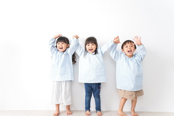 2歳児クラスでの部分実習の様子