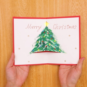 動画 歯ブラシでお絵かきして作るクリスマスカード 保育士求人なら 保育士バンク