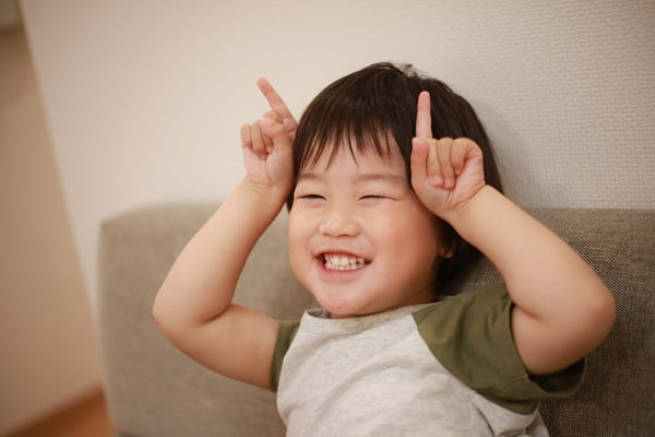 笑顔の子ども