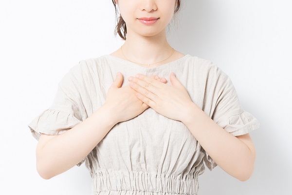 感謝の気持ちを表す様子