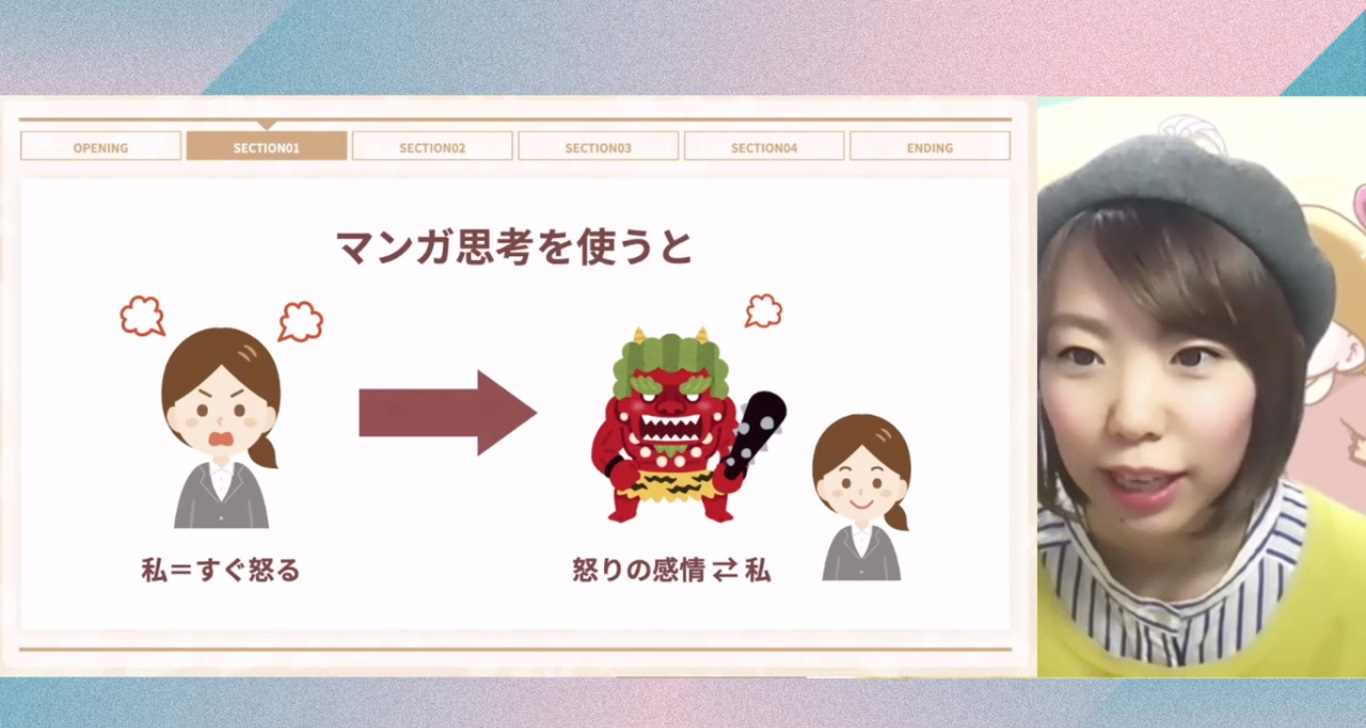 マンガ®思考の特徴は、「心の問題を外在化できる」