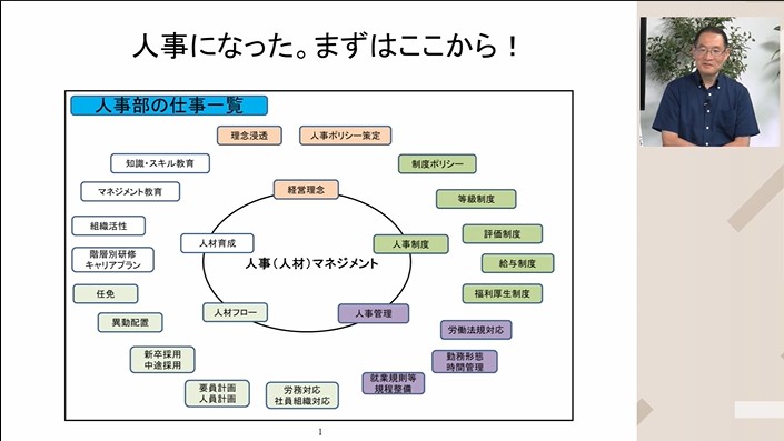 人事になった。まずはここから