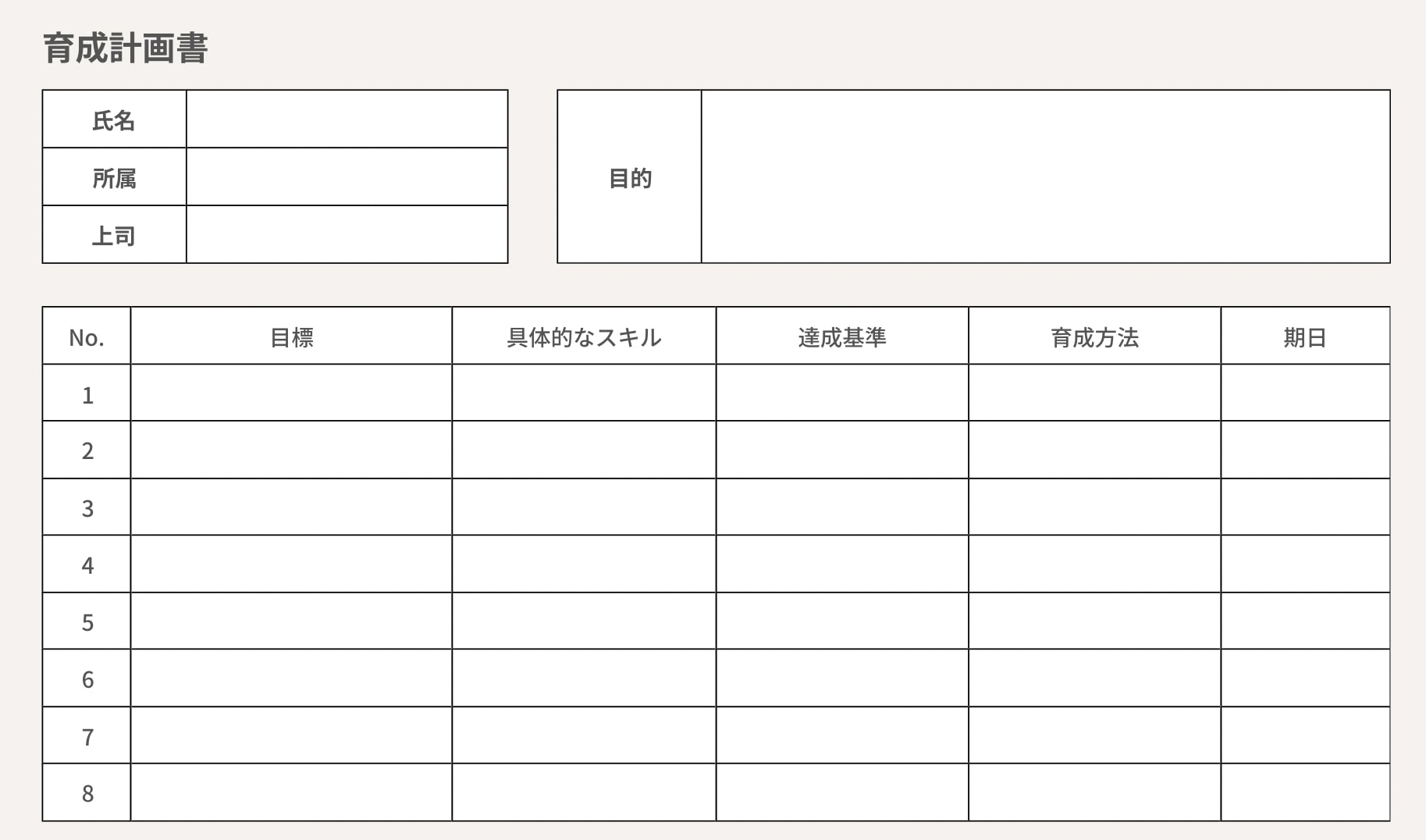 “人材育成計画”