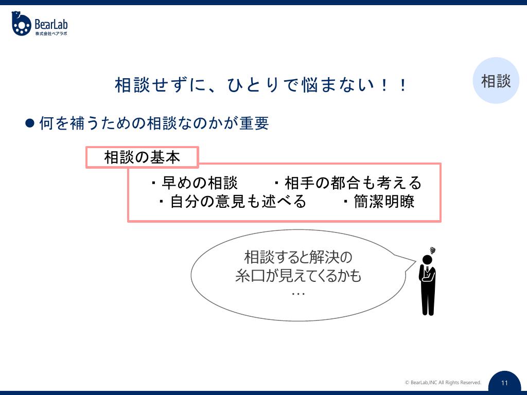 相談の基本