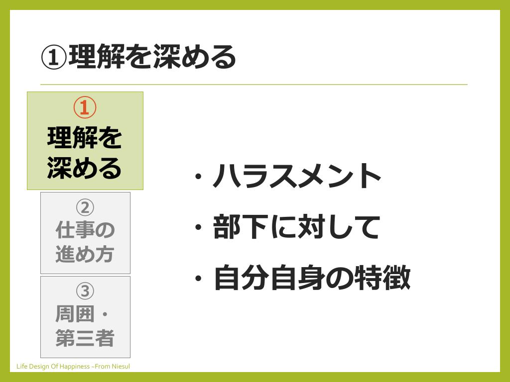 “モラルハラスメントの予防策”