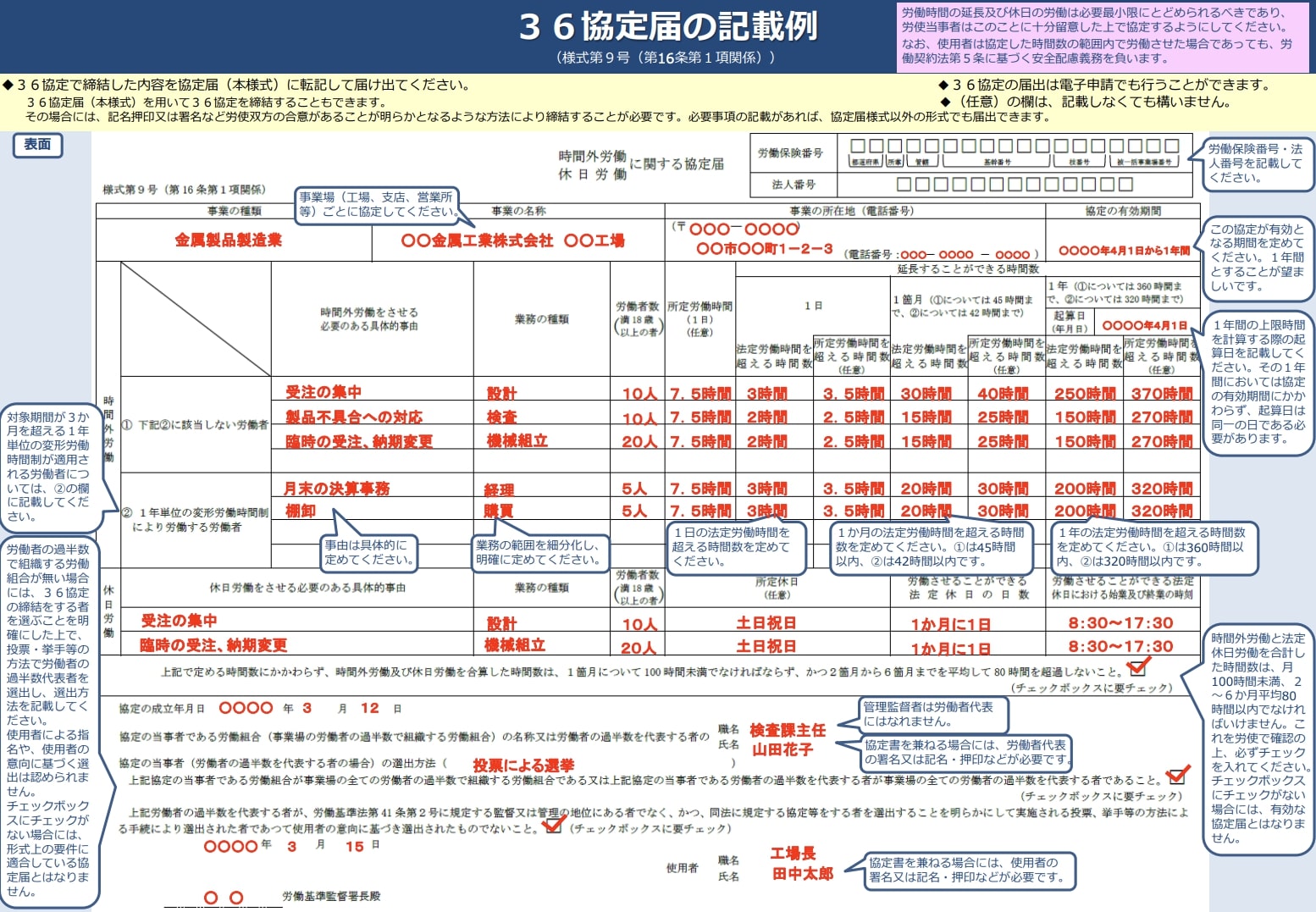“36協定の様式と記載例”