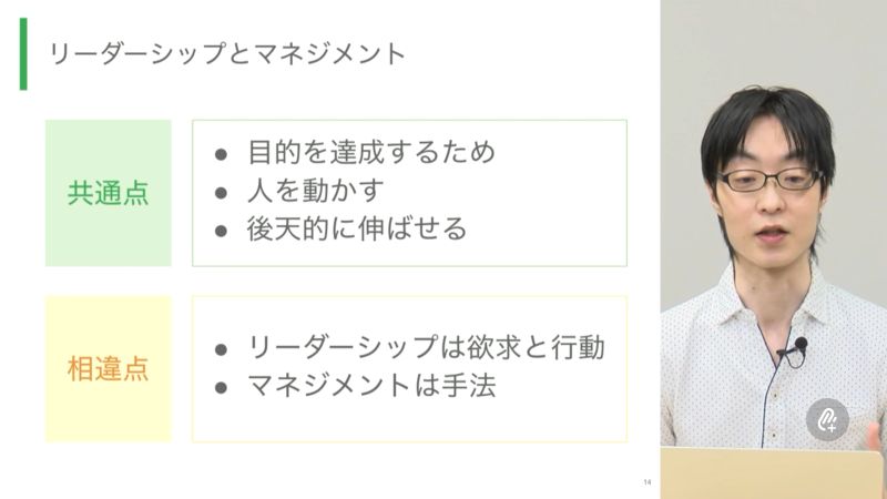 マネジメント能力とリーダーシップの違い