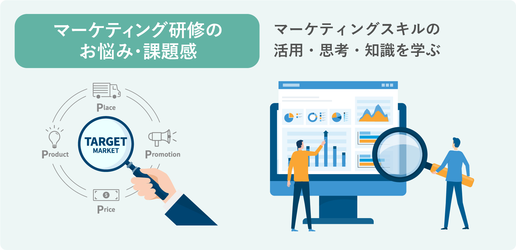 マーケティング研修によくあるお悩み・課題