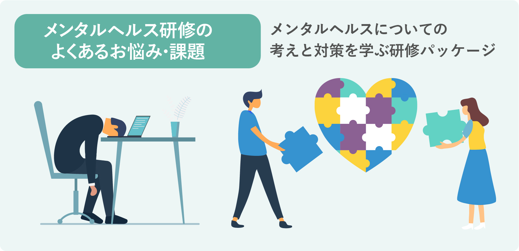 メンタルヘルス研修によくある悩み・課題