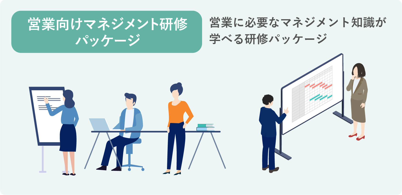営業向けマネジメント研修パッケージ