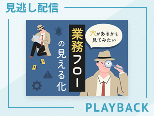 【見逃し配信】穴があるかを見てみたい 業務フローの見える化