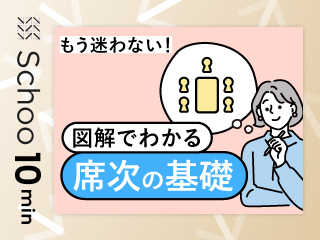 もう迷わない！図解でわかる席次の基礎