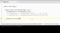 #43 LocalDateTimeクラスを使ってみよう | 【旧版】Java 8入門 - プログラミングならドットインストール