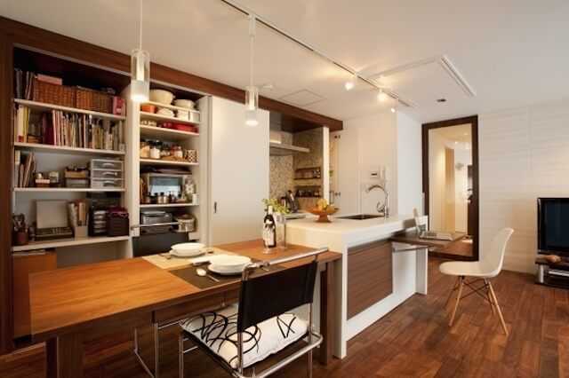 アイランドキッチン カウンター のおしゃれなレイアウト リフォーム費用の一括見積り リショップナビ