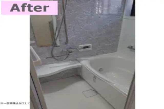 株式会社エディオン 施工事例/LIXIL「アライズ」に交換した浴室(ホワイト)