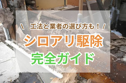 シロアリ駆除の方法とタイミングを解説｜被害チェックや業者の選び方もご紹介