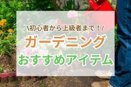 初心者から上級者まで！ガーデニングをもっと楽しむための6つのアイテム