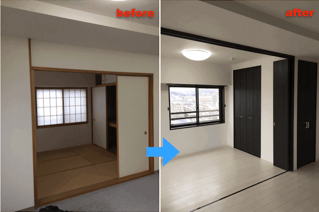 和室を洋室にリフォームする場合のポイント 費用相場は 施工事例もご