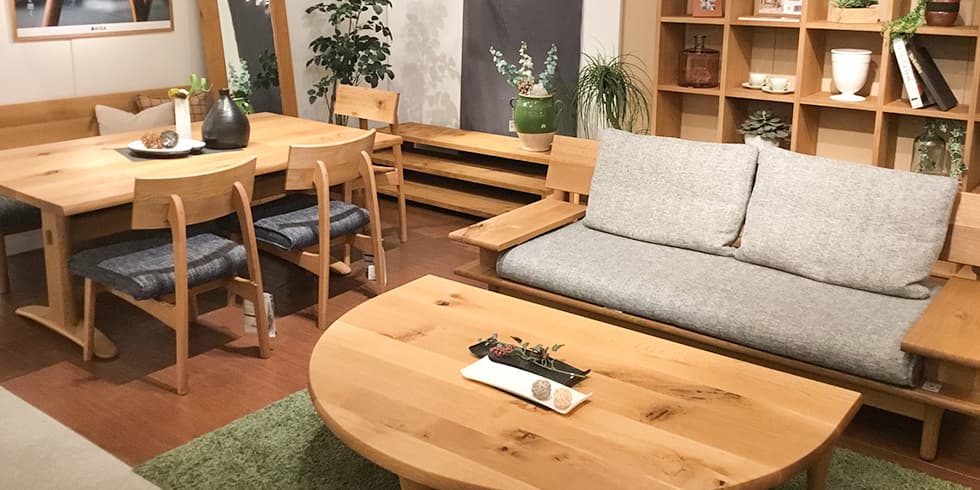 2f ナチュラルスタイル 国産ブランド 北欧ブランド Idc Otsuka 名古屋栄ショールーム 店舗 家具 インテリアの大塚家具