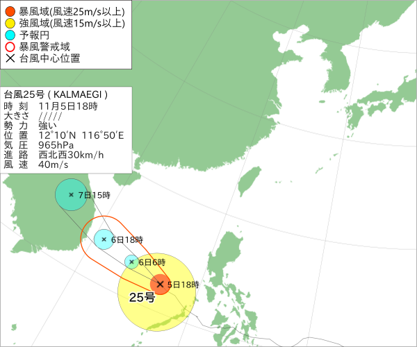 台風25号