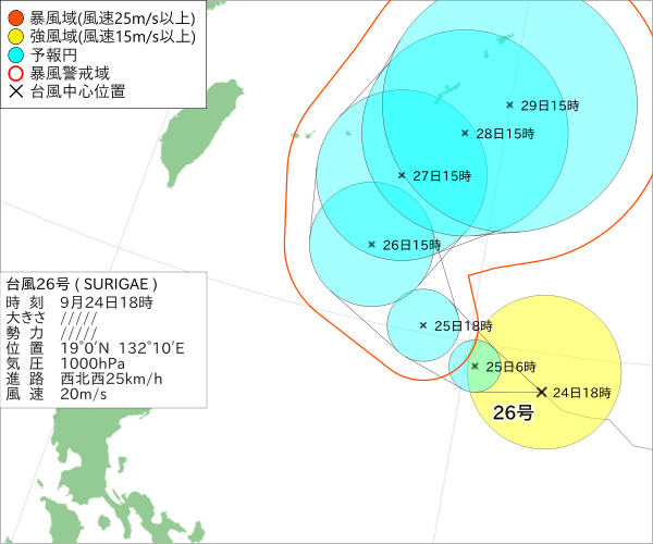 台風26号