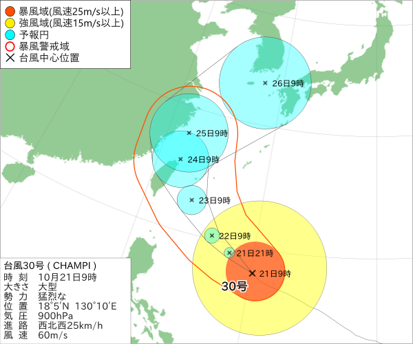 台風30号